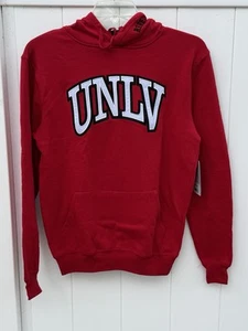 NWT UNLV Rebels Men’s Small Red Hoodie Sweatshirt - Picture 1 of 4