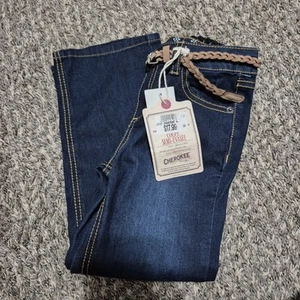 NEW Boot Cut Size 5T dark Wash Cherokee 1973 Denim Jeans - Picture 1 of 10