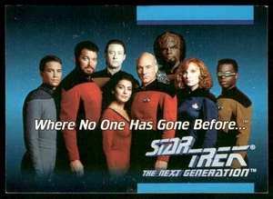 1992 Impel Star Trek: The Next Generation #001 Where No One Has Gone Before - Picture 1 of 2