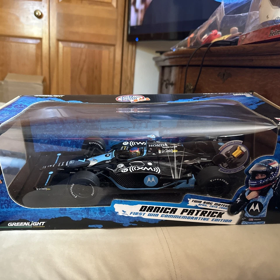 Danica Patrick Signed 2008 Indy Japan 300 Win #7 Motorola XM Honda 1:18 Lmt Ed - Image 1 of 4