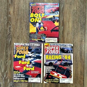 Super Ford Magazines 1990s Lot of 3 Mustang Cobra Racing Ranger 1994 - Imagen 1 de 2