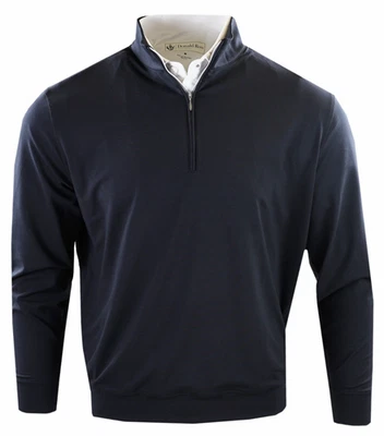 NEW Donald Ross MEDIUM TYR Year Rounder 1/4-Zip Pullover BLACK - Image 1 of 2