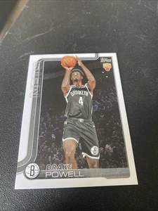 Tarjeta de novato Drake Powell de la NBA Topps 2025 #222 Brooklyn Nets. - Imagen 1 de 4