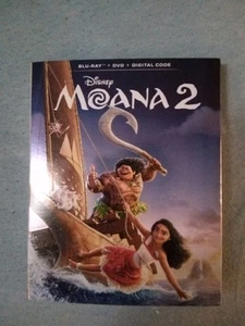 Moana 2 (Blu-ray + DVD + Digital) New With Slipcover - Picture 1 of 1