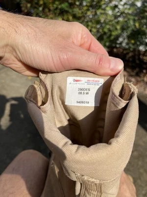 Botas Belleville - 390DES 08.5W (8.5 pulgadas de alto/ancho) talla 10 Foto 1 de 4