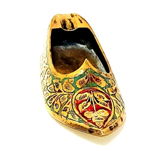 Cenicero quemador de incienso vintage de latón ornamentado Aladdin para zapatos  - Imagen 1 de 9