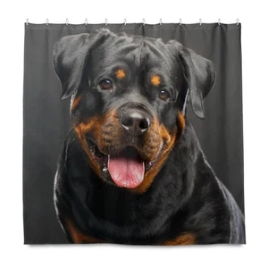 Rottweiler Dog Home Decorations Shower Curtain 72 x 72 inch Waterproof Polyes... - Picture 1 of 5