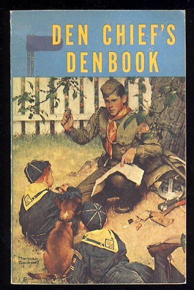 1954 Den Chief's Denbook Boy Scouts Cub Scouts Den Mother Activities BSA 1950s - Image 1 of 1