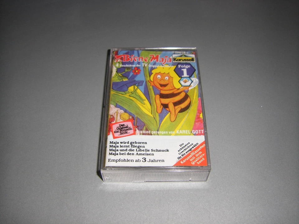 Auswahl Hörspiel-Kassetten - Biene Maja - Folge 1 - 17 - alte Karussell MC - Bild 1 von 1