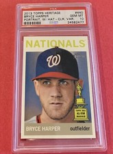 2013 TOPPS HERITAGE BRYCE HARPER PORTRAIT Color Variation SSP RC #440  PSA 10