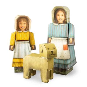 CUBLES Little House on the Prairie® Set featuring Mary, Carrie, & Jack - Picture 1 of 4