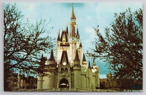 Disney World Walt Postkarte Vintage Cinderella Schloss Fantasyland - Bild 1 von 2