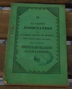 La Sainte Association de l’Amour Sacré de Marie, Très- Digne Mère de Dieu, ... - Imagen 1 de 1