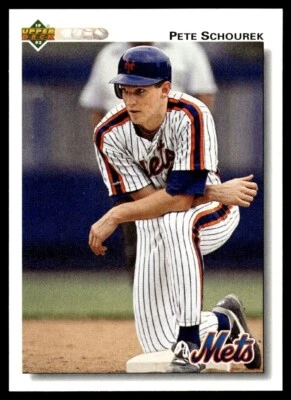 1992 Upper Deck #673 Pete Schourek New York Mets - Image 1 of 2