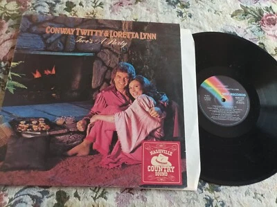 CONWAY TWITTY & LORETTA LYNN Two's Party, Origin. Italy 1981, Near MINT! - Immagine 1 di 2