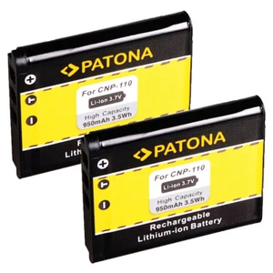 2x Patona Akku 950mAh Li-Ion für JVC Everio Gz-V500,Gz-V500beu,Gz-V500bu - Bild 1 von 1