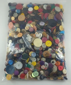 Sewing Buttons Vintage Antique Mixed Bag Estate Lot Large 4 lbs. - Picture 1 of 6