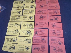 32 Monopoly 16 Chance 16 Community Chest Cards - Game Replacement  Set of Cards - Picture 1 of 10