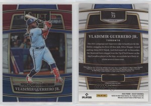 2022 Panini Select Concourse Tri-Color Prizm Vladimir Guerrero Jr #73