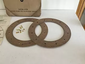 Morris Commercial-LC, 25-30cwt, Pair of Clutch Linings, NOS. - Picture 1 of 7