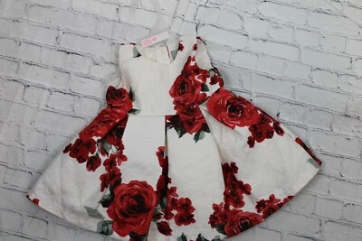 Vestido para bebé The Children’s Place estampado floral blanco nacarado talla 6-9M Foto 1 de 4