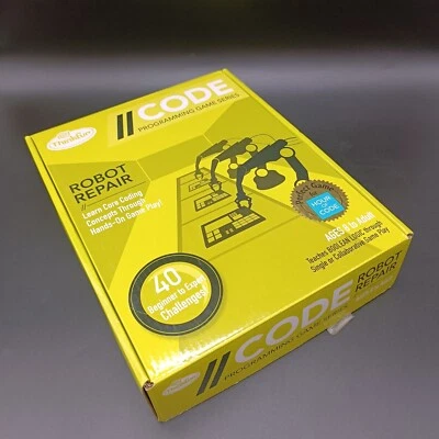 ThinkFun Code Programming Game Series: Robot Repair ~ 40 Challengers Ages 8+ - Image 1 of 4