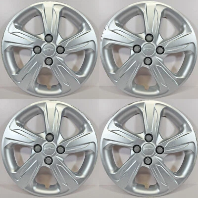 2019-2022 Chevrolet Spark LS # 10003 15" Hubcaps / Wheel Covers # 42647322 SET/4 - Image 1 of 4