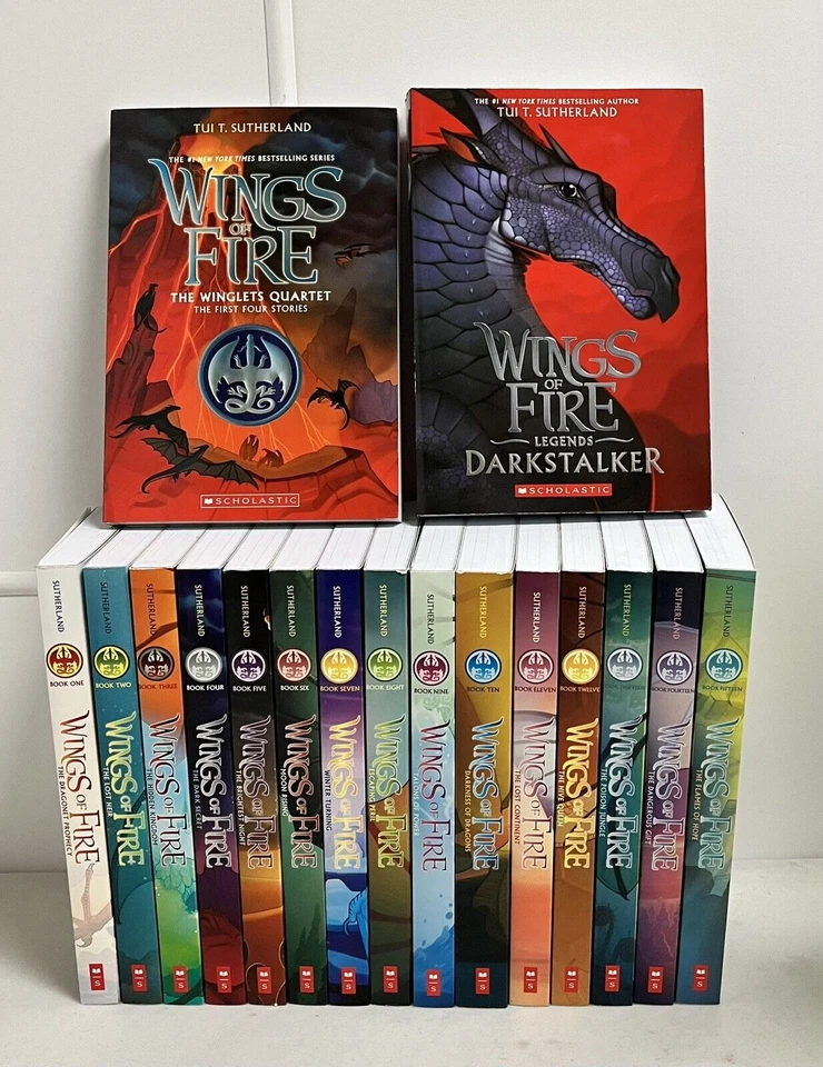 Wings of Fire box set 1-15 Paperback books Scholastic Press - Good