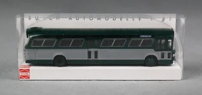 BUSCH 44500 H0 1:87 Amerikanischer Bus »Fishbowl«, grün - NEUWARE! - Bild 1 von 4