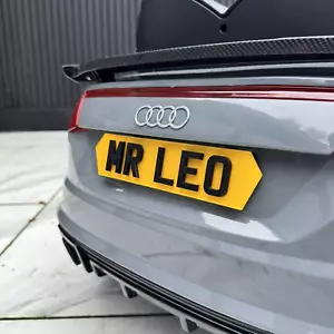 Custom 4D Kids Chlidren's Ride On Toy Car Number Plates - Any Size & Any Shape! - Picture 1 of 9