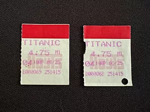 Vintage Titanic Movie Tickets Ticket Stubs Hoyts Cinema Theatre Theater Ephemera - Picture 1 of 6