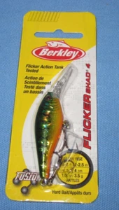 Berkley Flicker Shad Crankbait - 1-1/2'' - Slick Firetiger - Foto 1 di 4