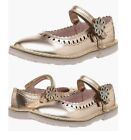 Kickers Infant Girls' Adlar Petal 2 Leather Mary Jane Style Shoes 3992 Gold