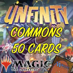 MTG Magic The Gathering Unfinity UNF Job Lot 50 Common Cards NM/M - Foto 1 di 2