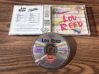 Vintage LOU REED Live in USA New York 1972 CD Velvet Underground German Import - Image 1 of 4