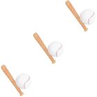 3 Sets Inflatable Bat Toy Simulation Sports Bat Stick Portable Inflated Bat Toy