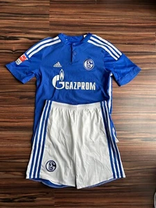 Heimtrikot Set Schalke 04 v. 14/15 Gr. 152 Beflockung Prince 9 - Bild 1 von 4