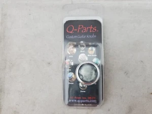 Q-Parts Gitarrenknöpfe, Kuppel Chrom Acryl Black Pearl, kostenloser Versand - Bild 1 von 10