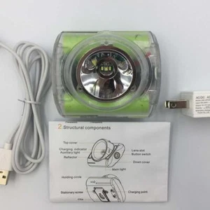 Ip68 LED Mining Lamp Lantern Fishing Powerful Headlamp Rechargeable Diving Bike - Picture 1 of 12