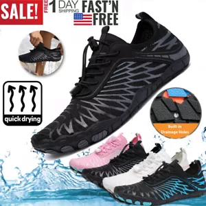 Water Shoes Quick Dry Barefoot for Swim Diving Surf Aqua Sport Beach Vacation - Picture 1 of 19