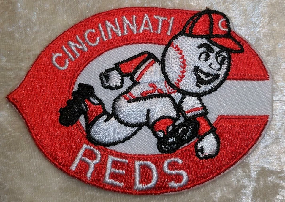Cincinnati Reds Mascot 3" Iron /Sew On Embroidered Patch~ Free Tracking! - Image 1 of 1