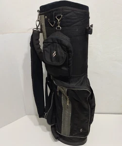 Borsa da golf donna Nancy Lopez nera carrello a 5 vie tracolla 7 tasche roscoe - Foto 1 di 22