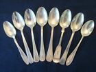 Set 8 Tea Spoons! Vintage Silverplate Great Crafting, Jewelry, Hobby & Artwork
