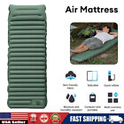 Outdoor Camping Inflatable Mattress Portable Sleeping Pad Air Mat With Pillow US
