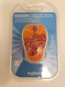 Logitech M317C Collection Wireless Battery-Operated Orange Mouse, Positive Vibes - Picture 1 of 4