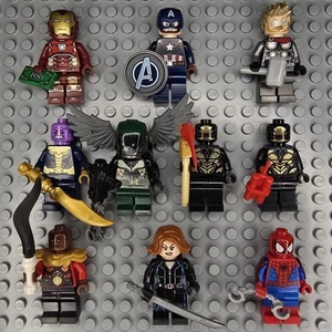 Lego Marvel Super Heroes Minifigures Lot and Accessories - Picture 1 of 1
