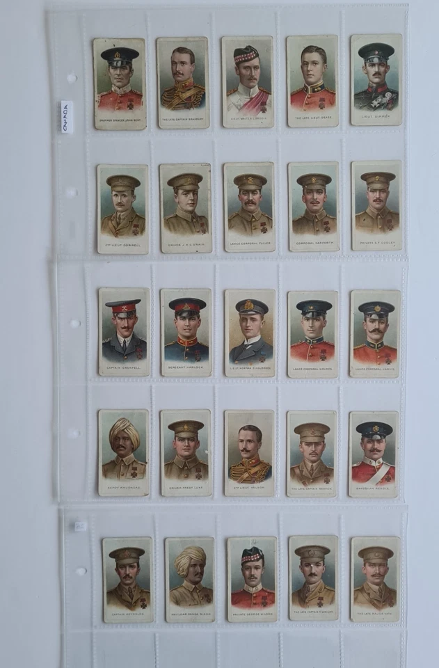 Cigarette Card Set Canadian IMPERIAL TOBACCO. CO Victoria Cross Heroes  1915 #27 - Image 1 of 4
