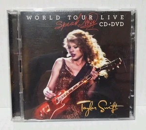 2011 Taylor Swift Speak Now World Tour Live CD & Concert DVD Big Machine Records - Foto 1 di 8