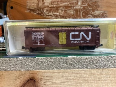 MODEL POWER N SCALE CANADIAN NATIONAL #524880 REFRIGERATOR CAR - Image 1 of 2