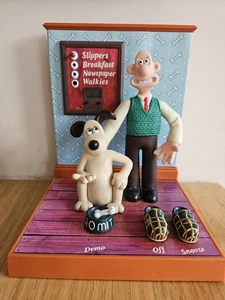 Wesco Vintage Wallace and Gromit Talking Alarm Clock 1995 SPARES REPAIRS FAULTY  - Foto 1 di 15